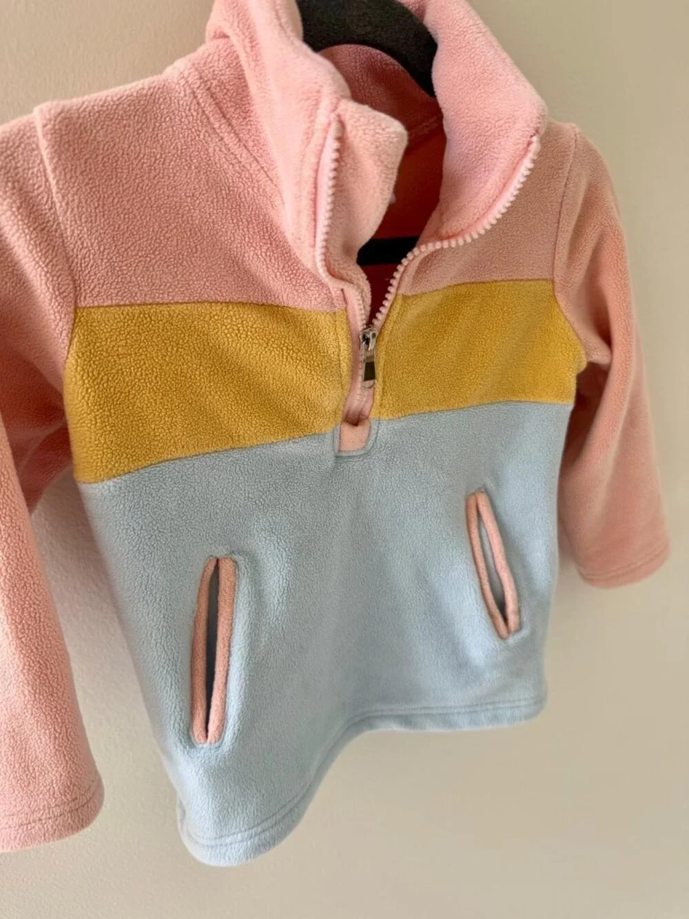 Stitchy Fish Girl Fleece Jacket Size 24m